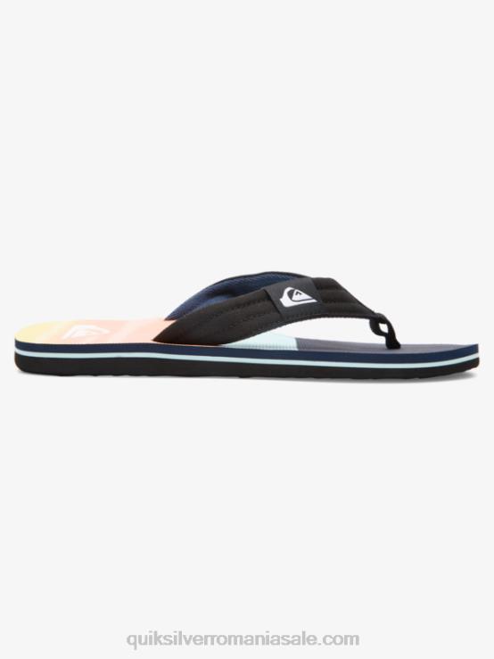 negru/albastru sandale molokai layback XT6B1832 bărbați Quiksilver