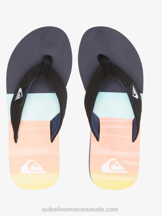 negru/albastru sandale molokai layback XT6B1832 bărbați Quiksilver