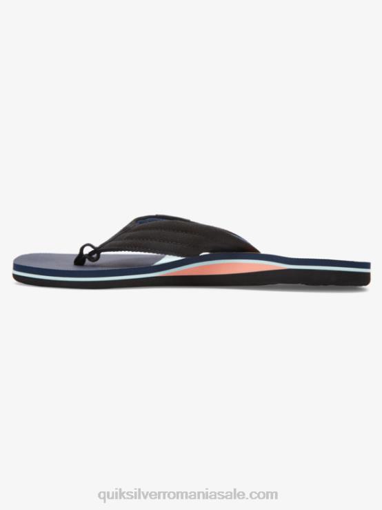 negru/albastru sandale molokai layback XT6B1832 bărbați Quiksilver