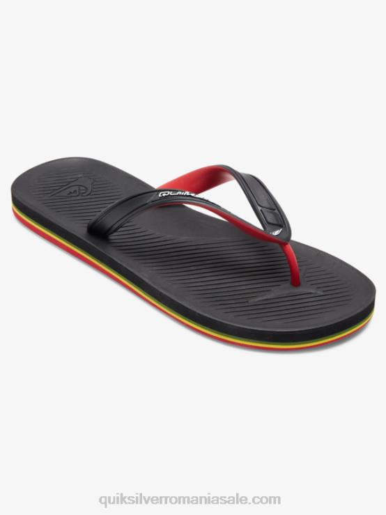 negru flip-flops haleiwa core XT6B949 bărbați Quiksilver