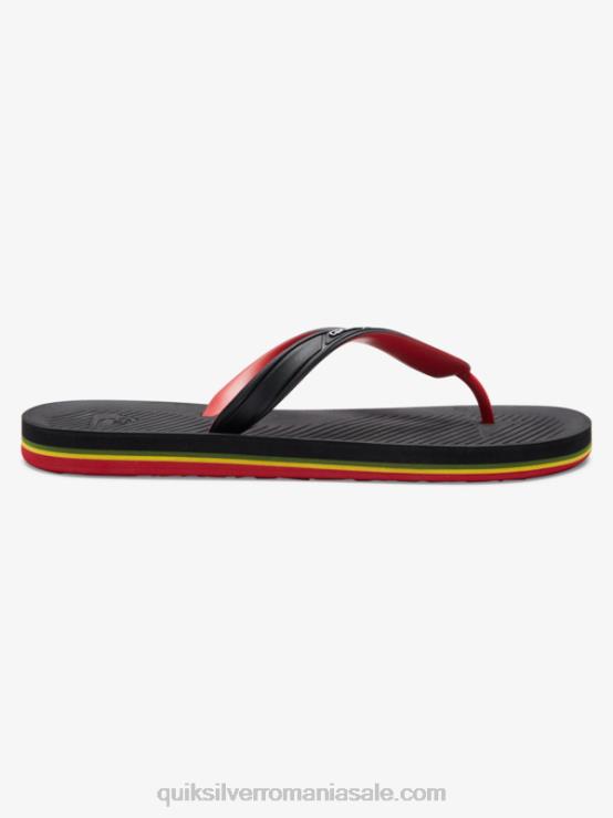 negru flip-flops haleiwa core XT6B949 bărbați Quiksilver