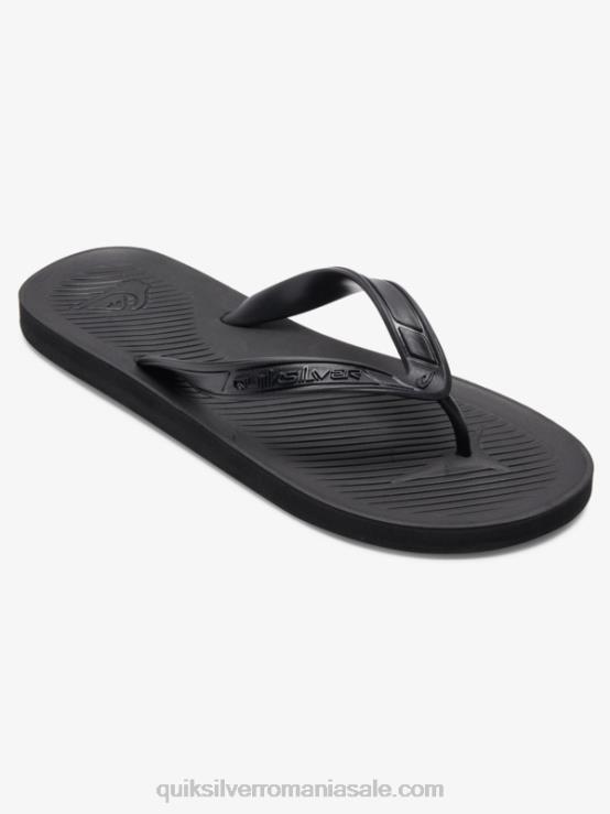 negru flip-flops haleiwa core XT6B950 bărbați Quiksilver