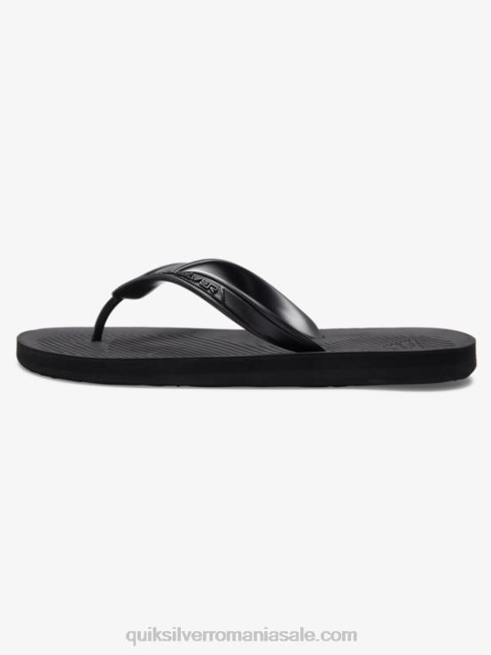 negru flip-flops haleiwa core XT6B950 bărbați Quiksilver