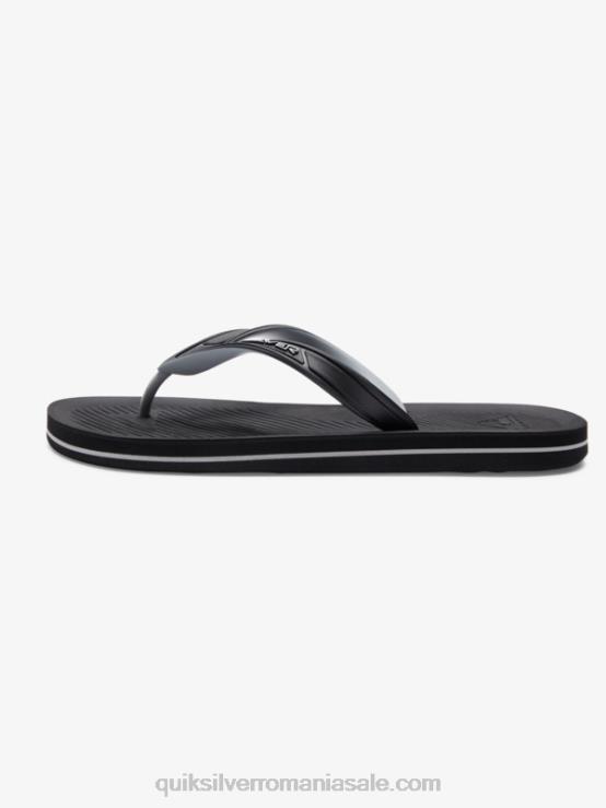 negru flip-flops haleiwa core XT6B951 bărbați Quiksilver