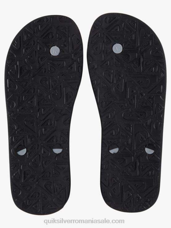 negru flip-flops haleiwa core XT6B951 bărbați Quiksilver