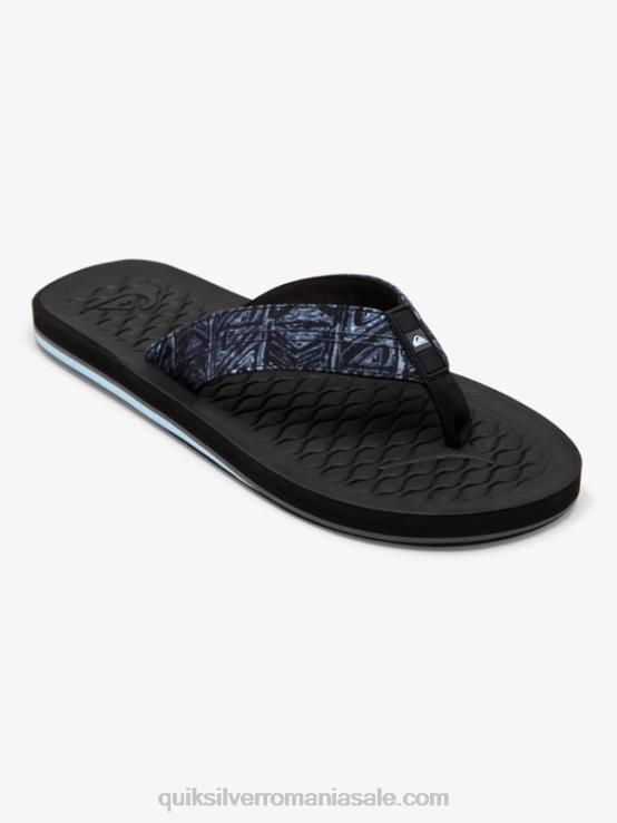 negru flip-flops lanai XT6B1793 bărbați Quiksilver