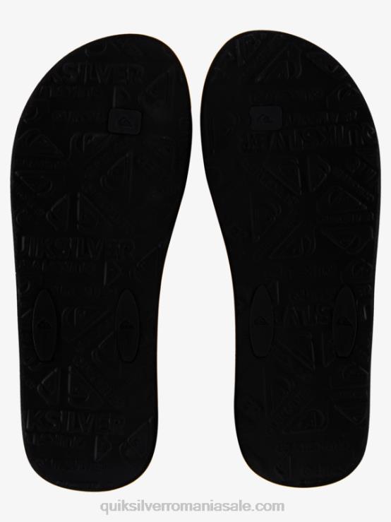 negru flip-flops lanai XT6B1793 bărbați Quiksilver