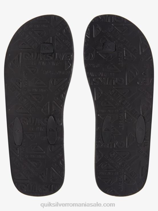 negru flip-flops lanai XT6B1794 bărbați Quiksilver