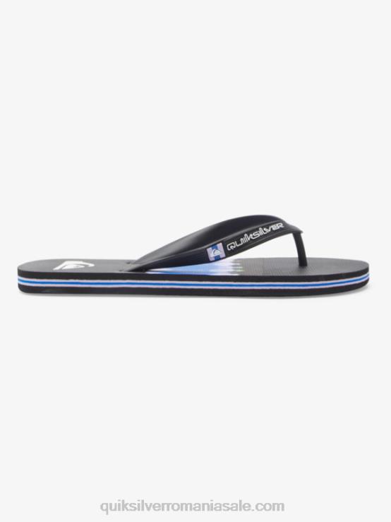 negru flip-flops molokai art XT6B521 bărbați Quiksilver