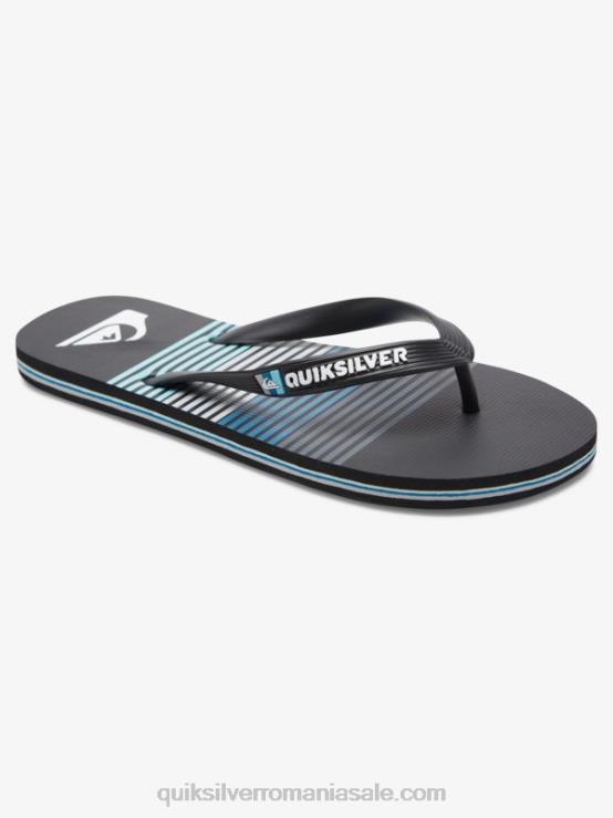 negru flip-flops molokai art XT6B526 bărbați Quiksilver