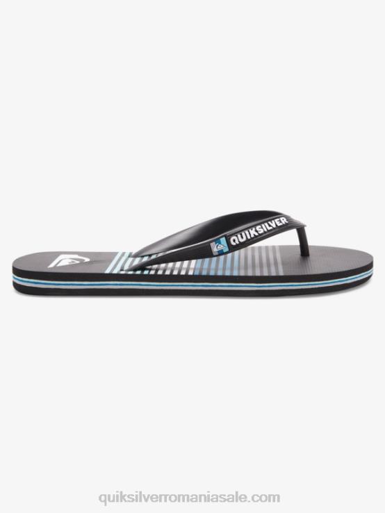 negru flip-flops molokai art XT6B526 bărbați Quiksilver