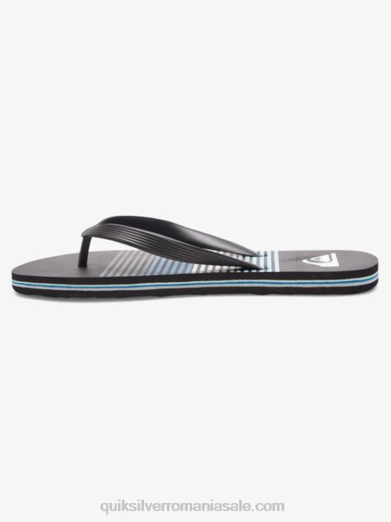 negru flip-flops molokai art XT6B526 bărbați Quiksilver