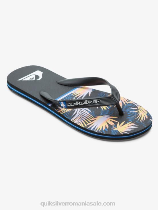 negru flip-flops molokai division XT6B1639 bărbați Quiksilver