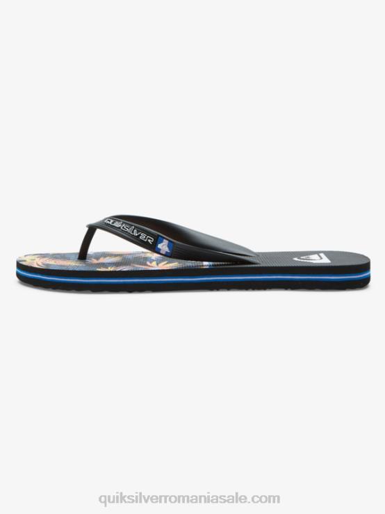 negru flip-flops molokai division XT6B1639 bărbați Quiksilver