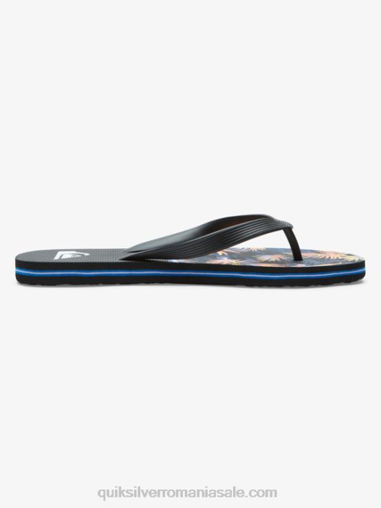 negru flip-flops molokai division XT6B1639 bărbați Quiksilver