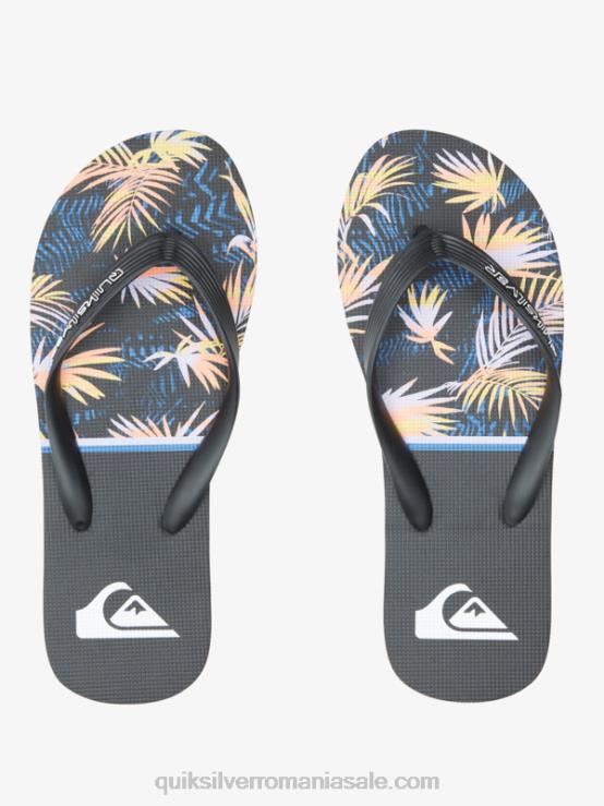 negru flip-flops molokai division XT6B1639 bărbați Quiksilver