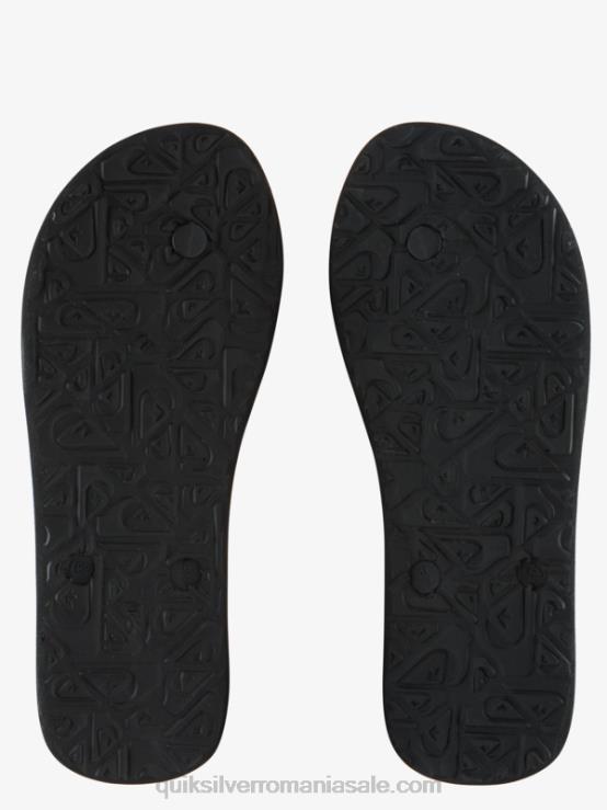 negru flip-flops molokai division XT6B1639 bărbați Quiksilver