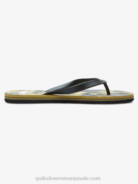 negru/gri/maro flip-flops molokai art XT6B522 bărbați Quiksilver