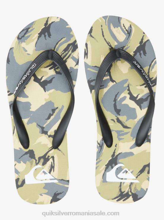 negru/gri/maro flip-flops molokai art XT6B522 bărbați Quiksilver
