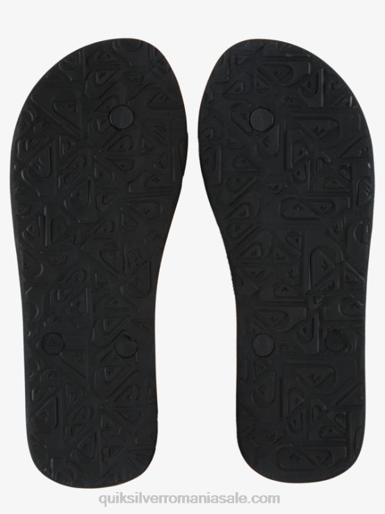 negru/gri/maro flip-flops molokai art XT6B522 bărbați Quiksilver