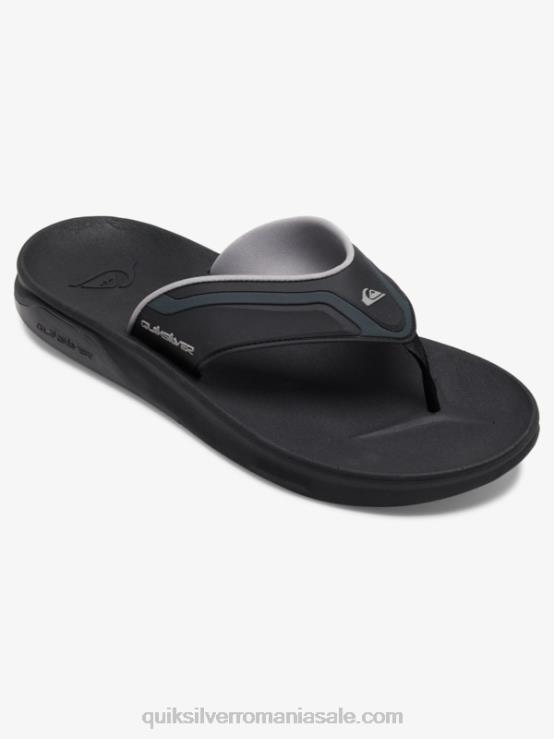negru/gri/maro sandale de recuperare matematică XT6B1082 bărbați Quiksilver
