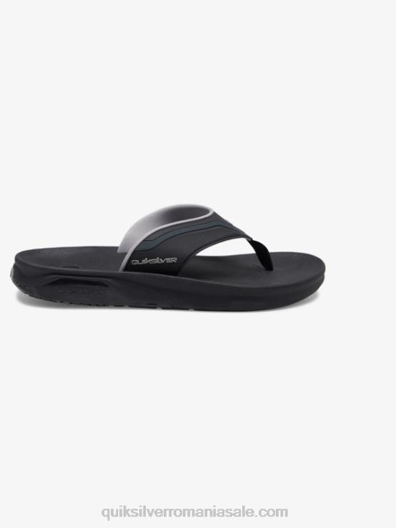 negru/gri/maro sandale de recuperare matematică XT6B1082 bărbați Quiksilver