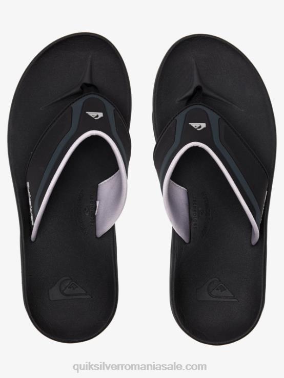 negru/gri/maro sandale de recuperare matematică XT6B1082 bărbați Quiksilver