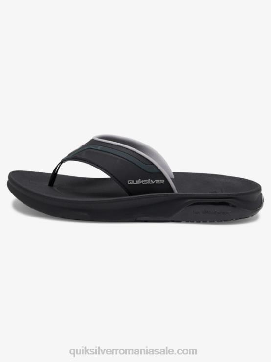 negru/gri/maro sandale de recuperare matematică XT6B1082 bărbați Quiksilver