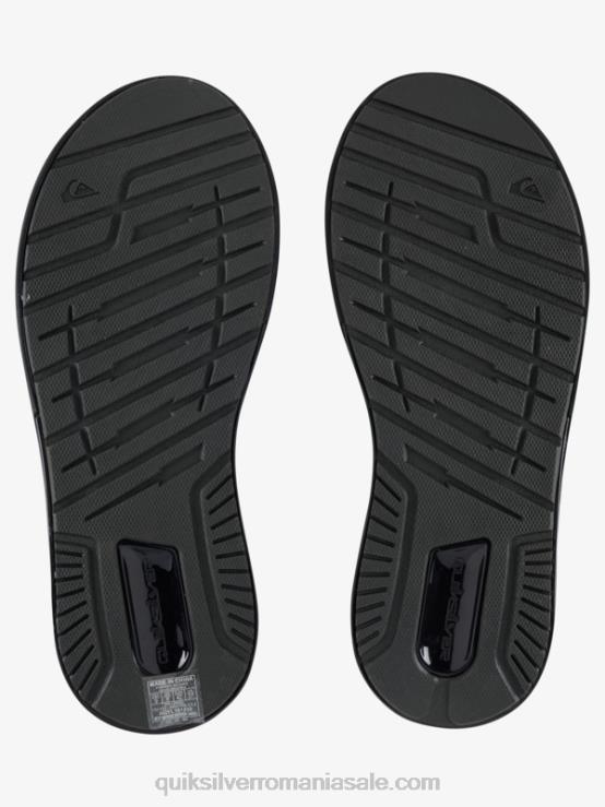 negru/gri/maro sandale de recuperare matematică XT6B1082 bărbați Quiksilver