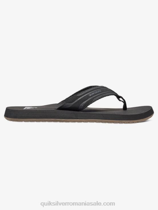 negru/maro sandale cu cheie de maimuță XT6B1644 bărbați Quiksilver