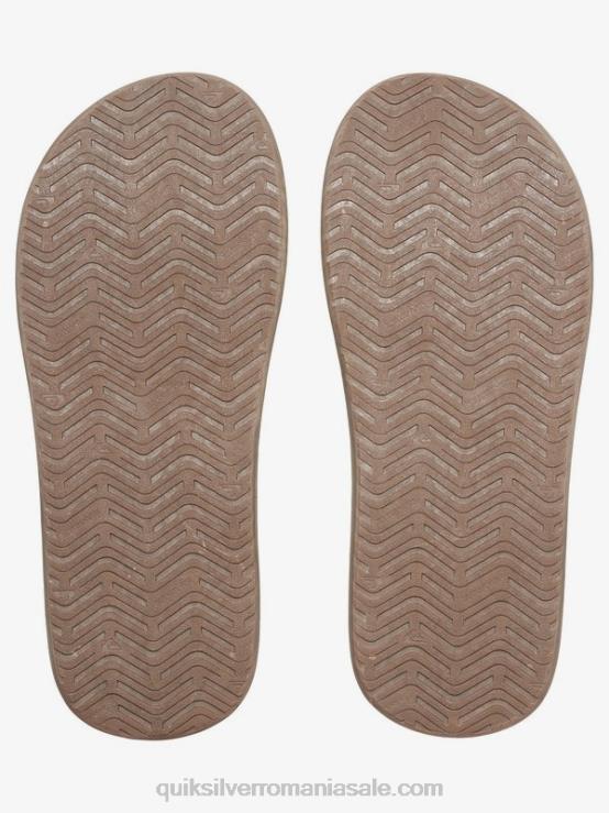 negru/maro sandale cu cheie de maimuță XT6B1644 bărbați Quiksilver