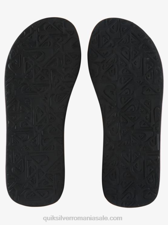 negru/portocaliu/gri sandale molokai layback XT6B502 bărbați Quiksilver