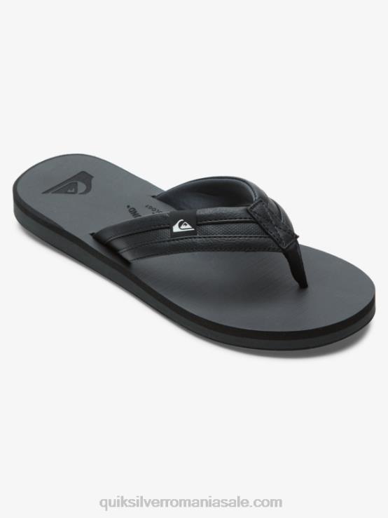 negru sandale carver squish XT6B938 bărbați Quiksilver
