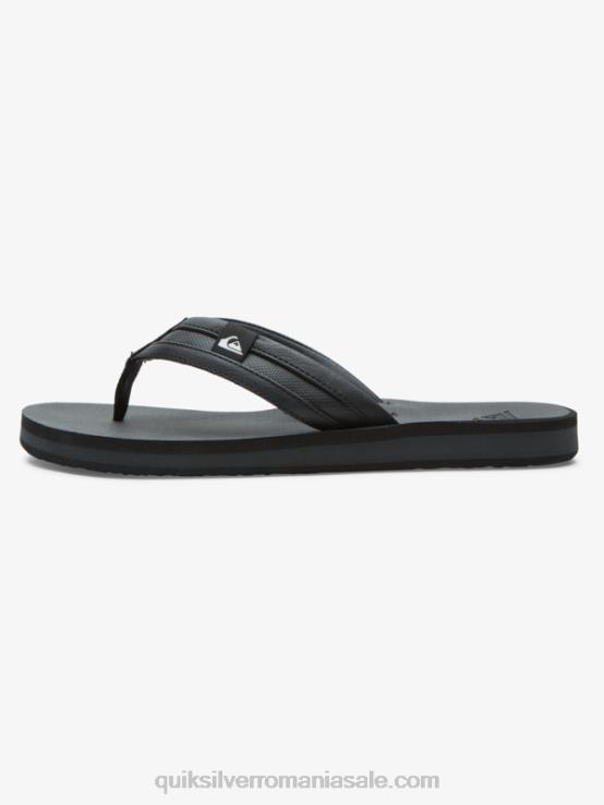 negru sandale carver squish XT6B938 bărbați Quiksilver