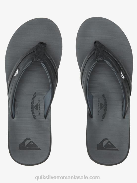 negru sandale carver squish XT6B938 bărbați Quiksilver