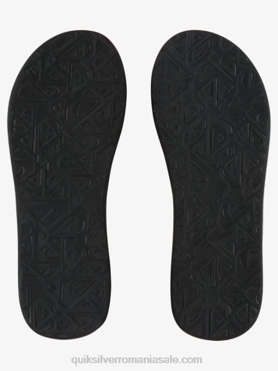 negru sandale carver squish XT6B938 bărbați Quiksilver