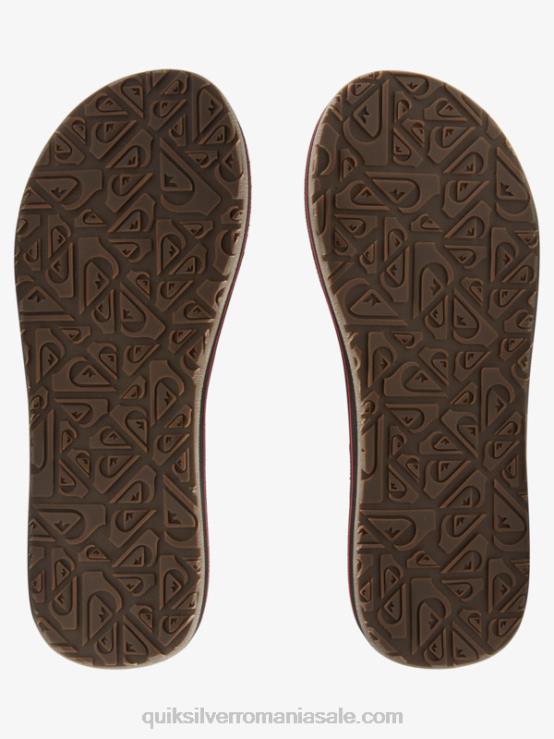 negru sandale cu slide squish island oasis XT6B1155 bărbați Quiksilver