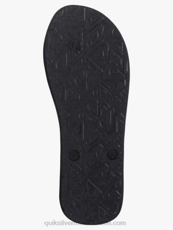 negru/verde/albastru flip-flops molokai art XT6B518 bărbați Quiksilver