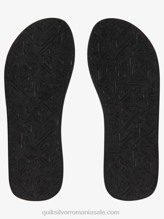 negru/verde/albastru sandale molokai layback XT6B496 bărbați Quiksilver