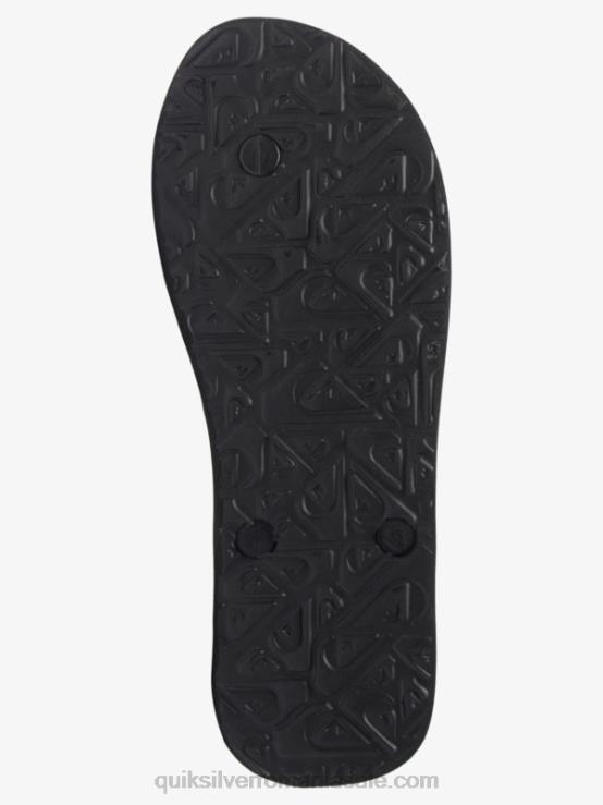 negru/verde flip-flops molokai art XT6B516 bărbați Quiksilver