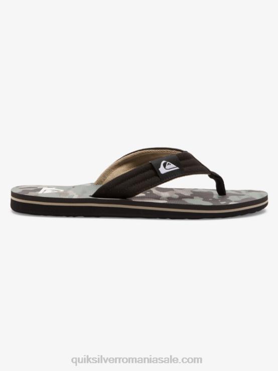 negru/verde sandale molokai layback XT6B491 bărbați Quiksilver