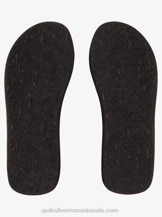 negru/verde sandale molokai layback XT6B491 bărbați Quiksilver