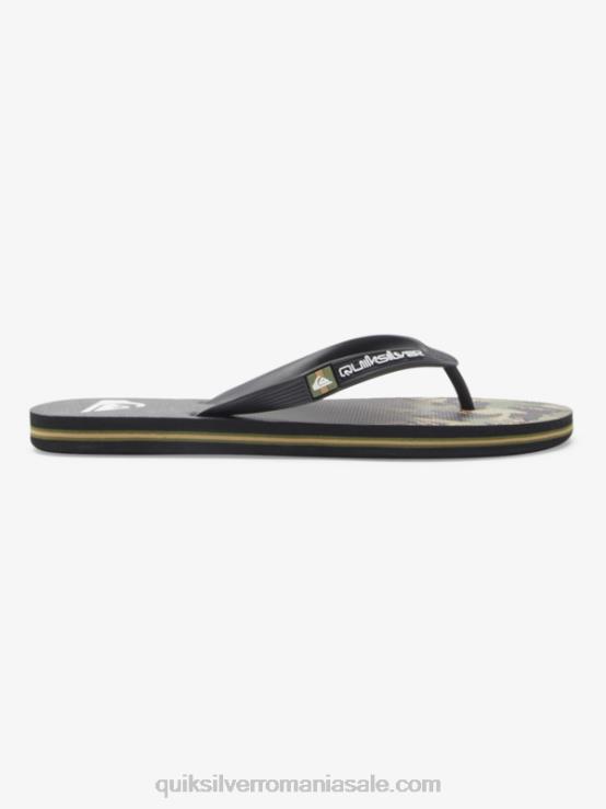 verde 1 flip-flops cu panou molokai XT6B570 bărbați Quiksilver