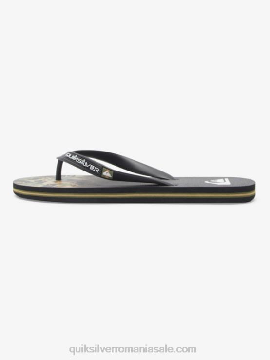 verde 1 flip-flops cu panou molokai XT6B570 bărbați Quiksilver