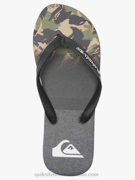 verde 1 flip-flops cu panou molokai XT6B570 bărbați Quiksilver