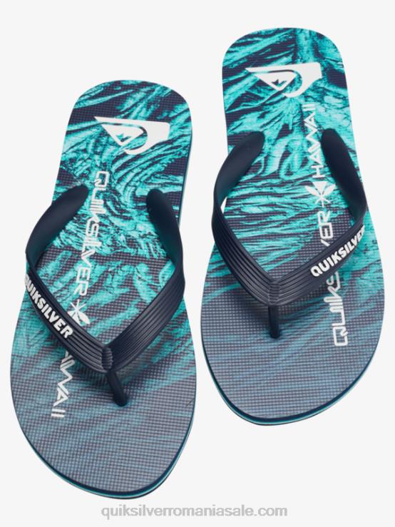 verde 1 flip-flops molokai de origine XT6B1861 bărbați Quiksilver