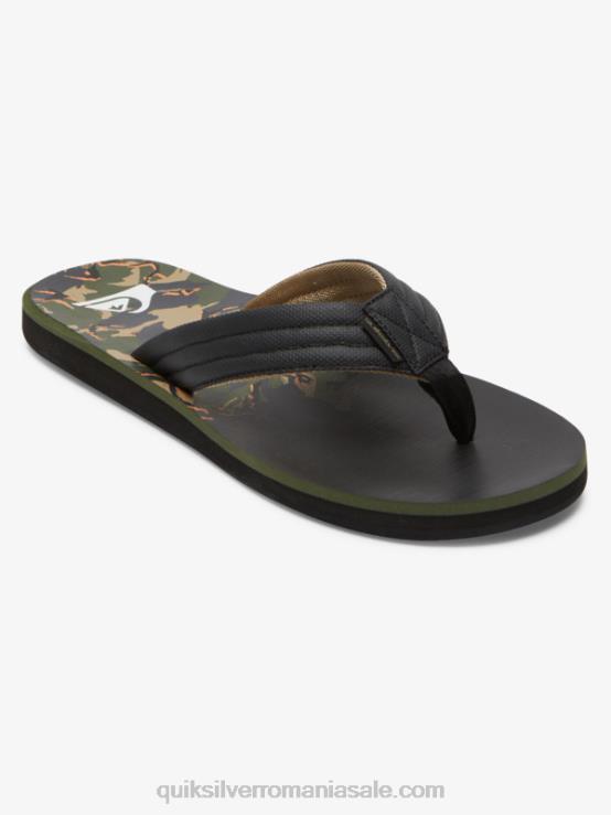 verde 1 sandale cu imprimeu carver XT6B613 bărbați Quiksilver