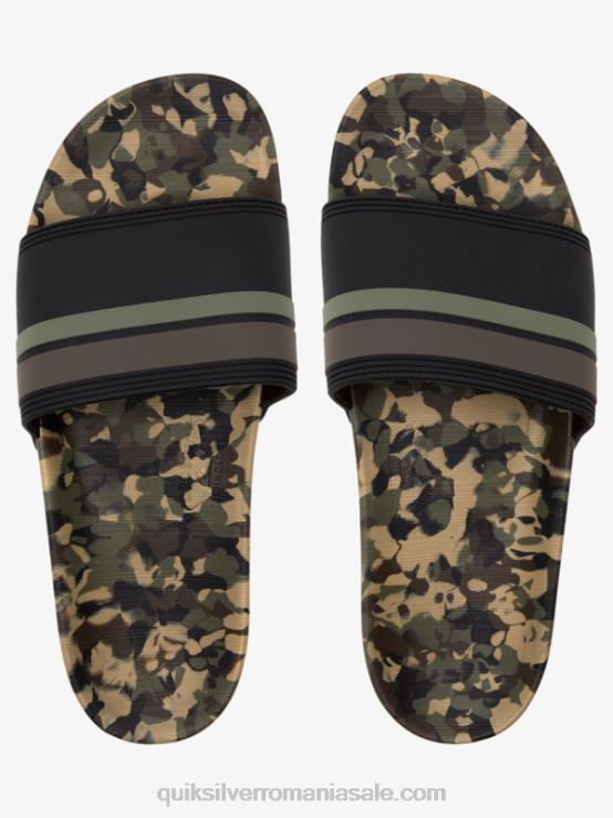 verde 2 sandale rivi slider XT6B761 bărbați Quiksilver