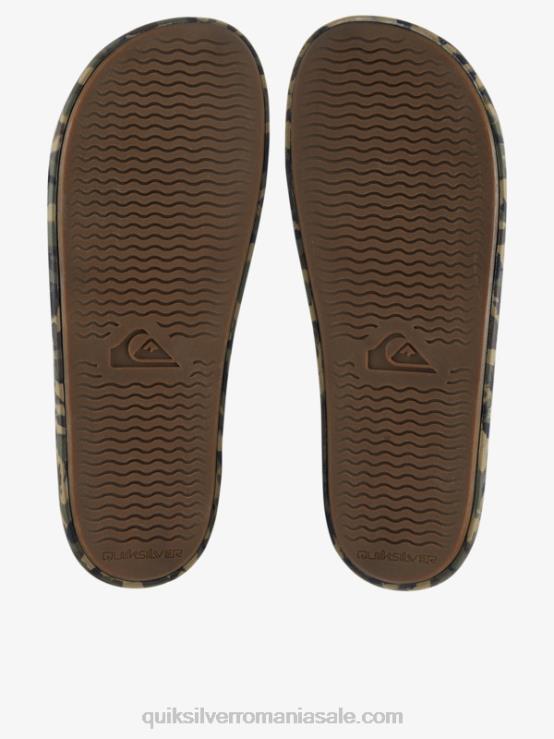 verde 2 sandale rivi slider XT6B761 bărbați Quiksilver